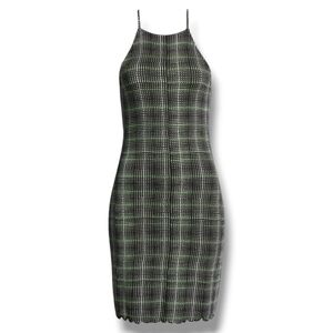 BP. Green and Black Dress